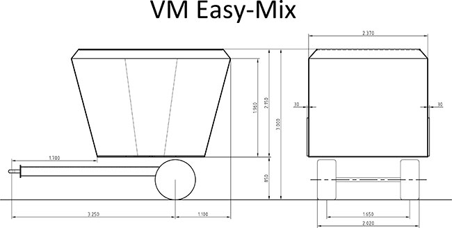 schéma mélangeuse Easy-mix Supertino (COUZON)